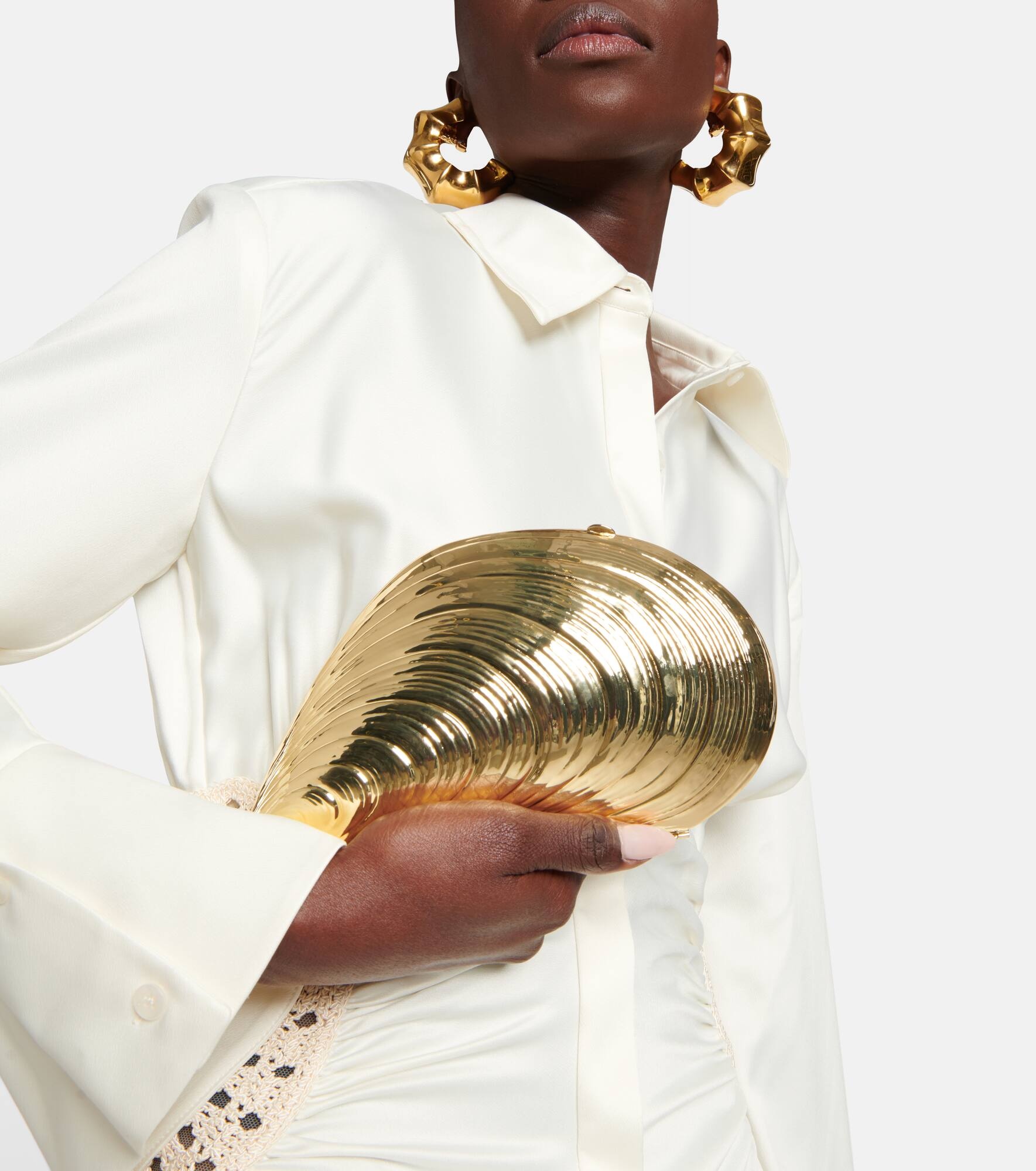 Bridget metal shell clutch - 2