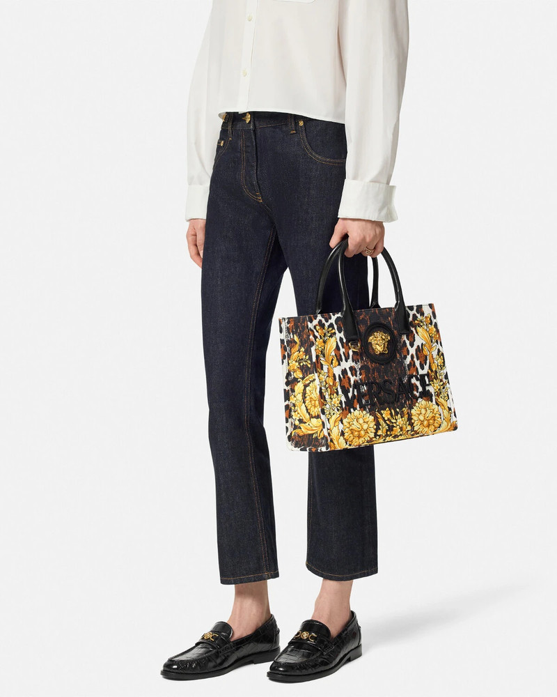 Wild Barocco Canvas Small Tote Bag 3