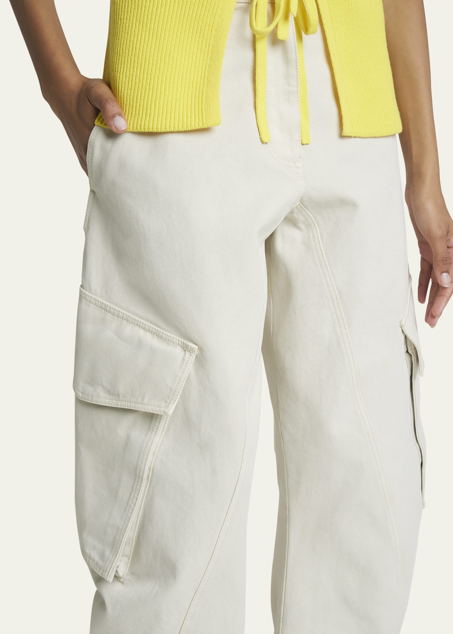 Twisted Cargo Trousers - 4