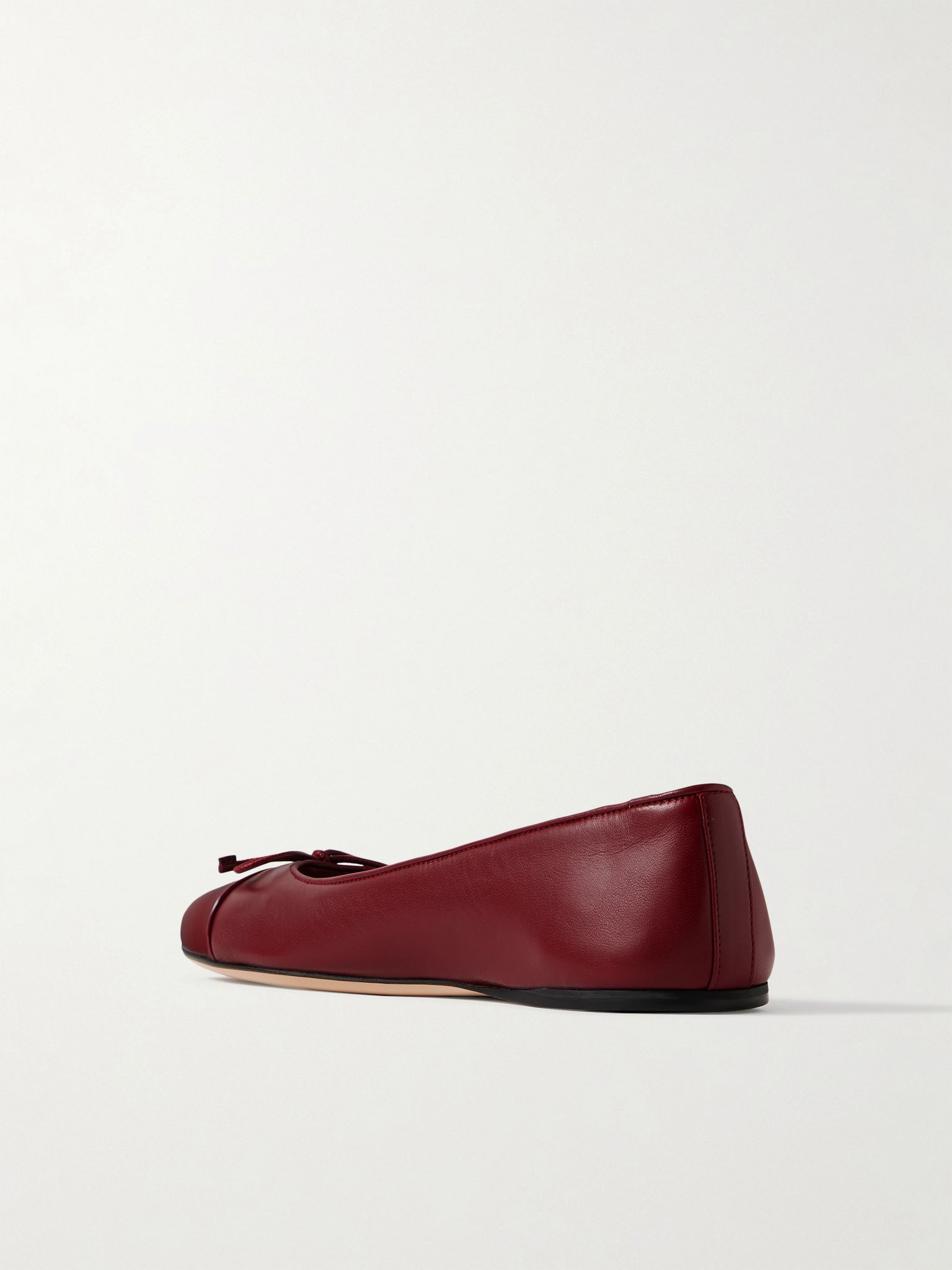 New Marmont GG leather ballet flats Red - 3