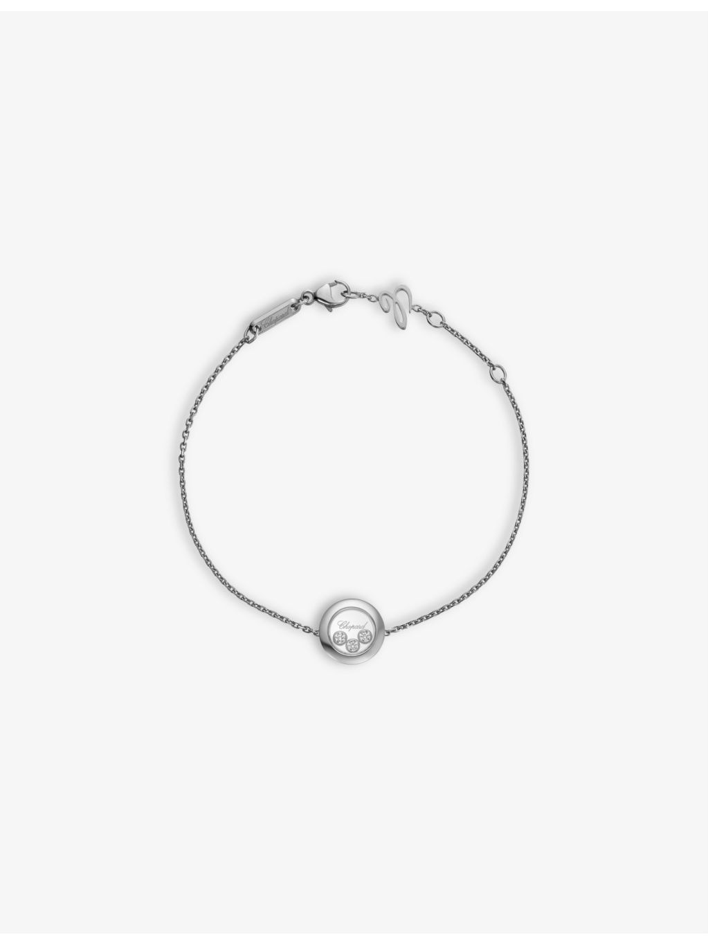 Happy Diamonds Icons 18ct white-gold and 0.15ct diamond bracelet - 3