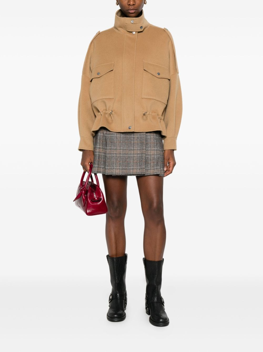 drop-shoulder jacket - 2
