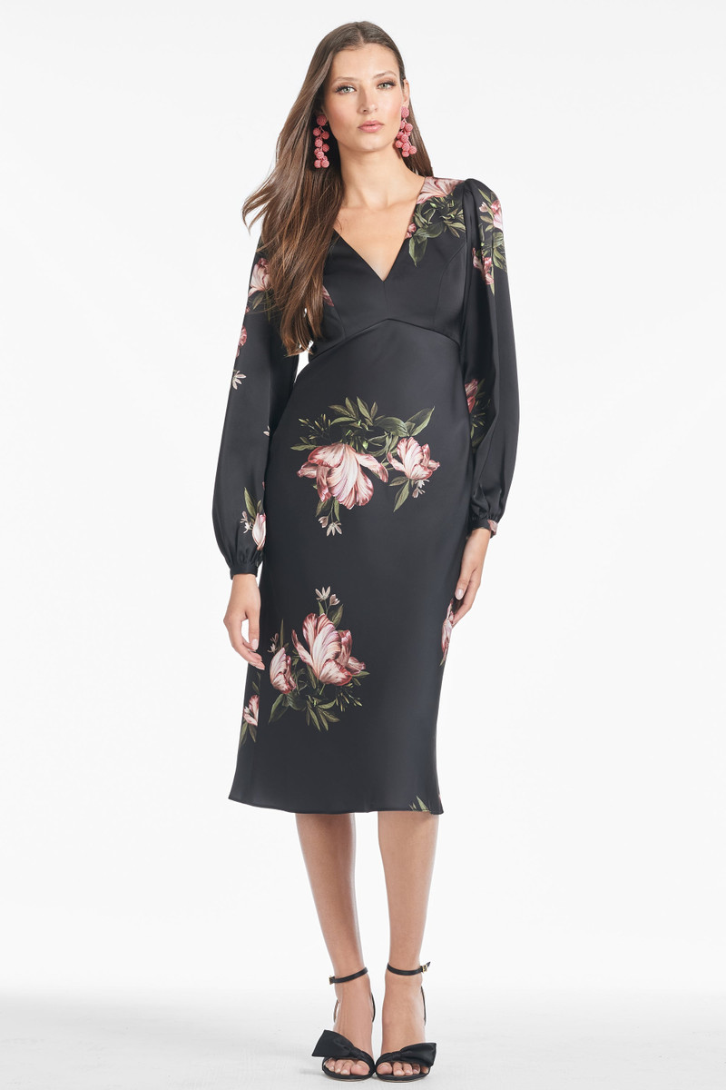 Lola Dress - Noir Blossom 4