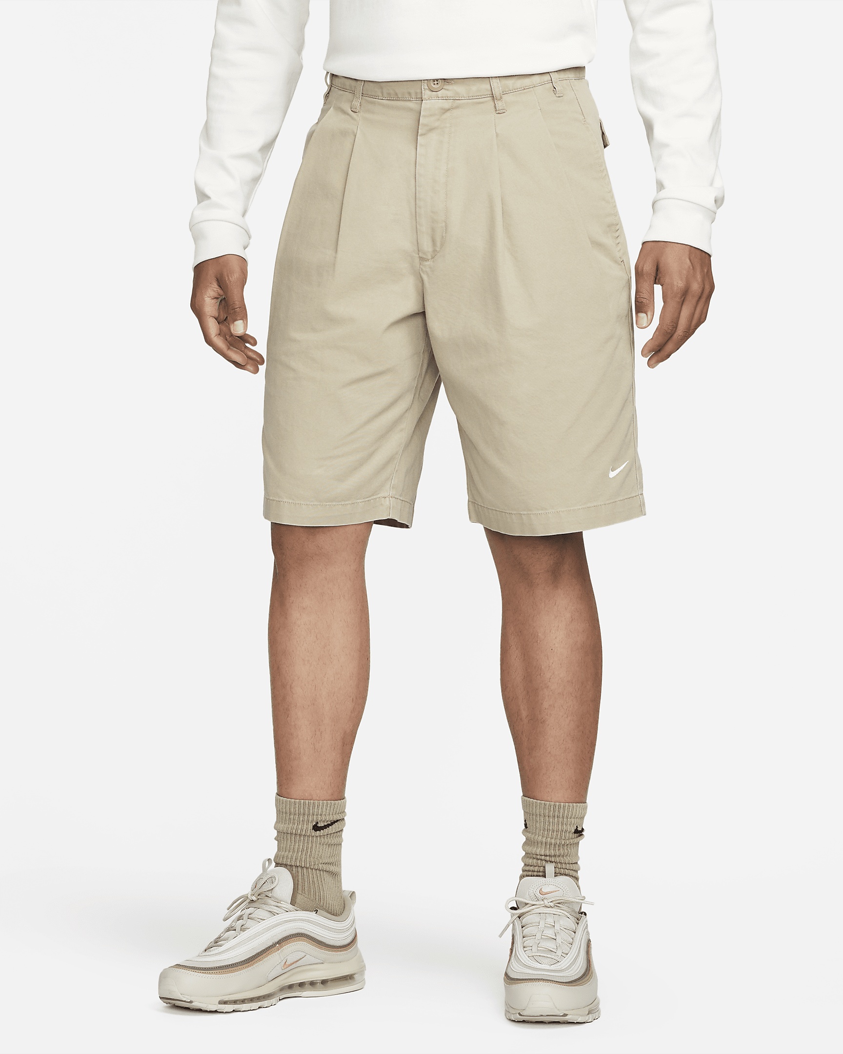 Nike Nike Life Men s Pleated Chino Shorts REVERSIBLE