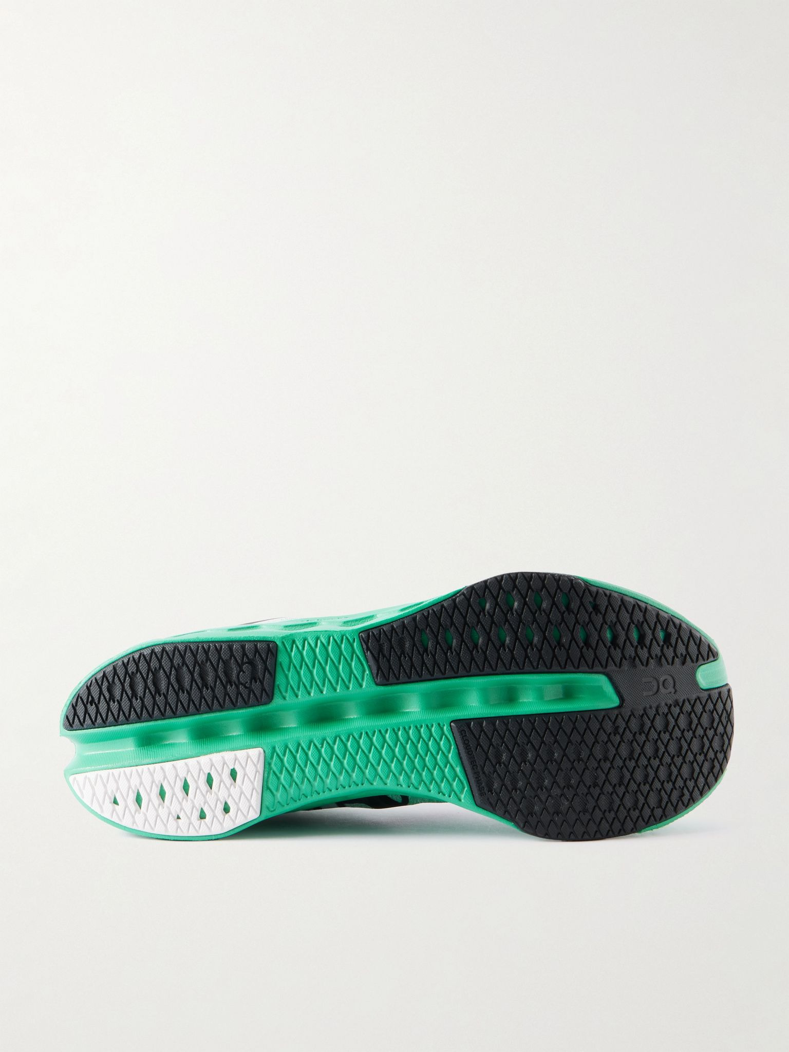 Cloudsurfer Next Rubber-Trimmed Mesh Running Sneakers Green - 3