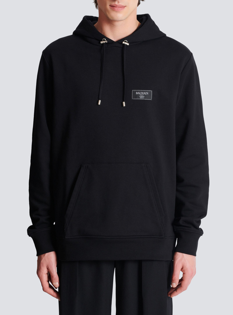 Hoodie with Balmain Couture label 5