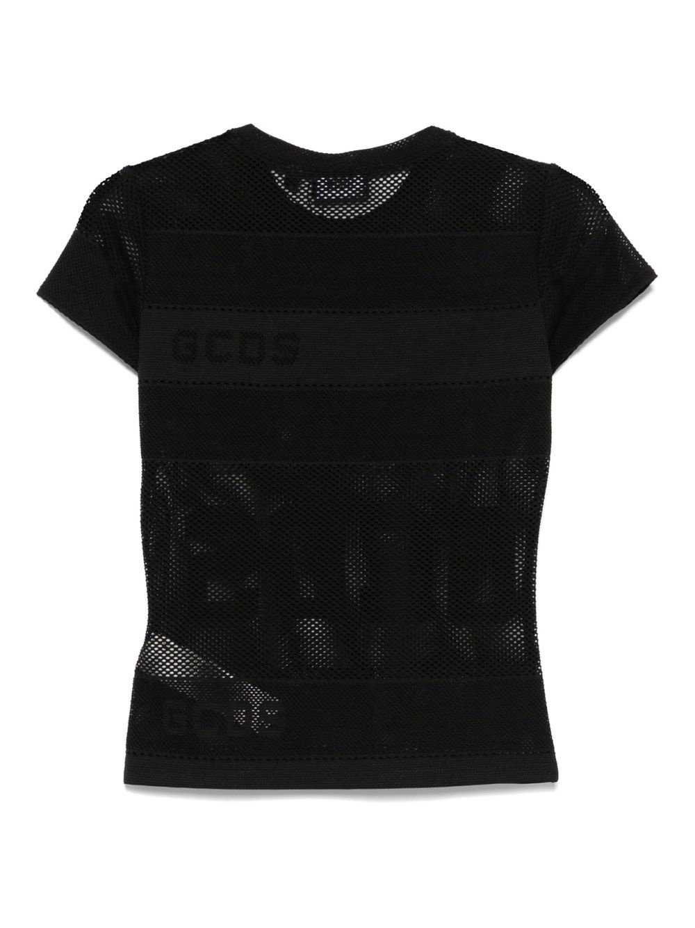 logo net T-shirt - 2