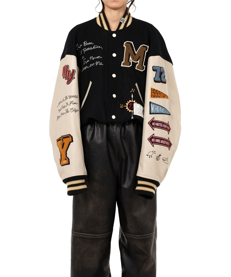 Roll-up Hem Stadium Jacket 3