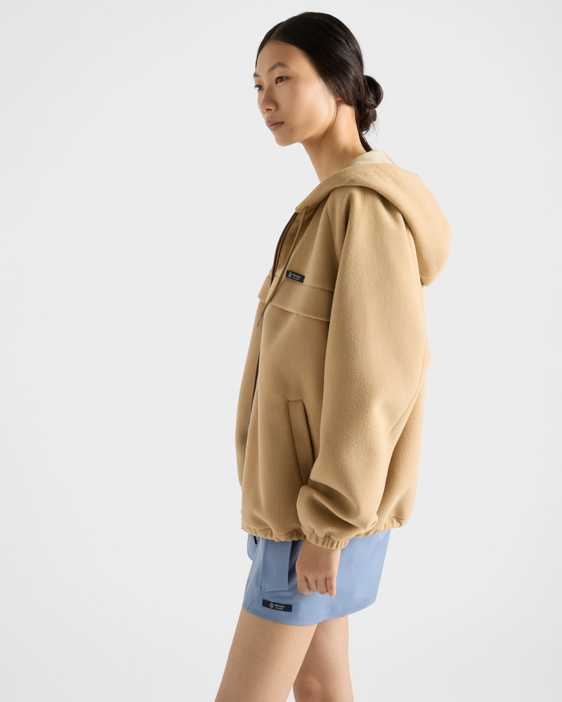 Technical fleece hoodie jacket 3