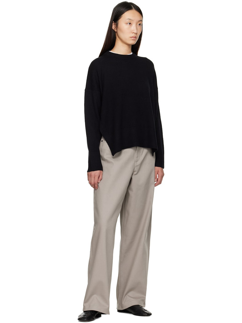MARIA McMANUS Gray 5 Pocket Wide Leg Trousers outlook