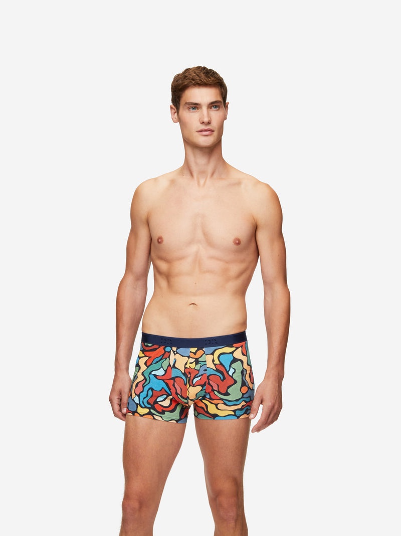Men's Hipster Abstract Pima Cotton Stretch Multi - 3