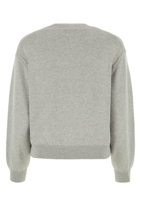 Melange grey wool blend sweater - 2