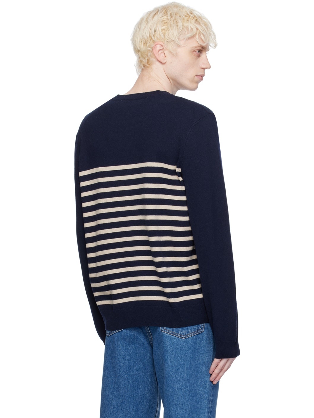 Navy Matthew Sweater - 3