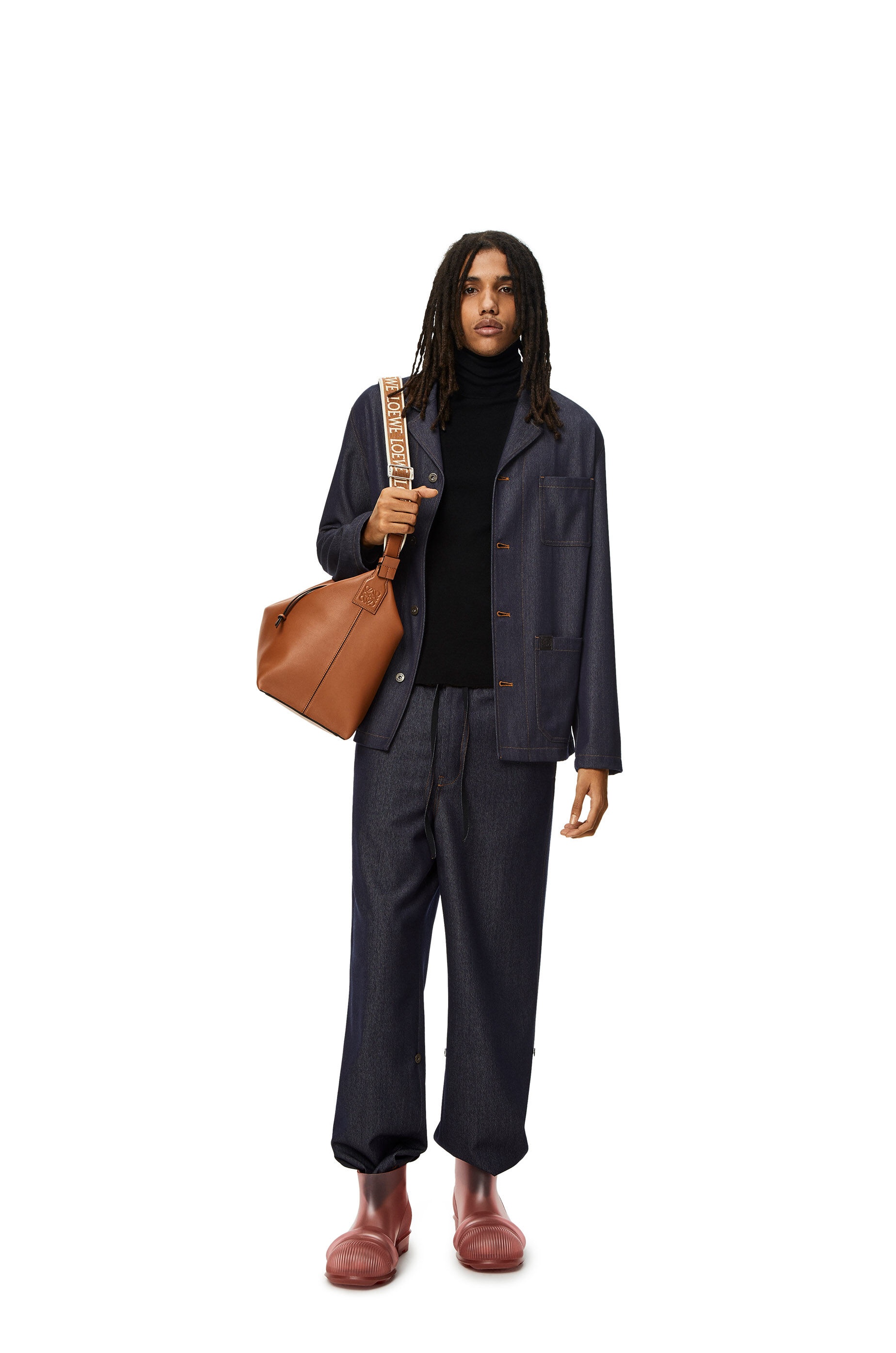 Workwear jacket in wool denim - 2