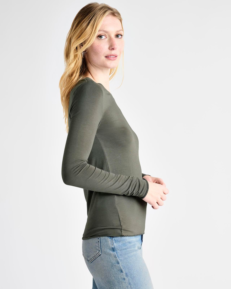 Bamboo Blend Long Sleeve Tee 3