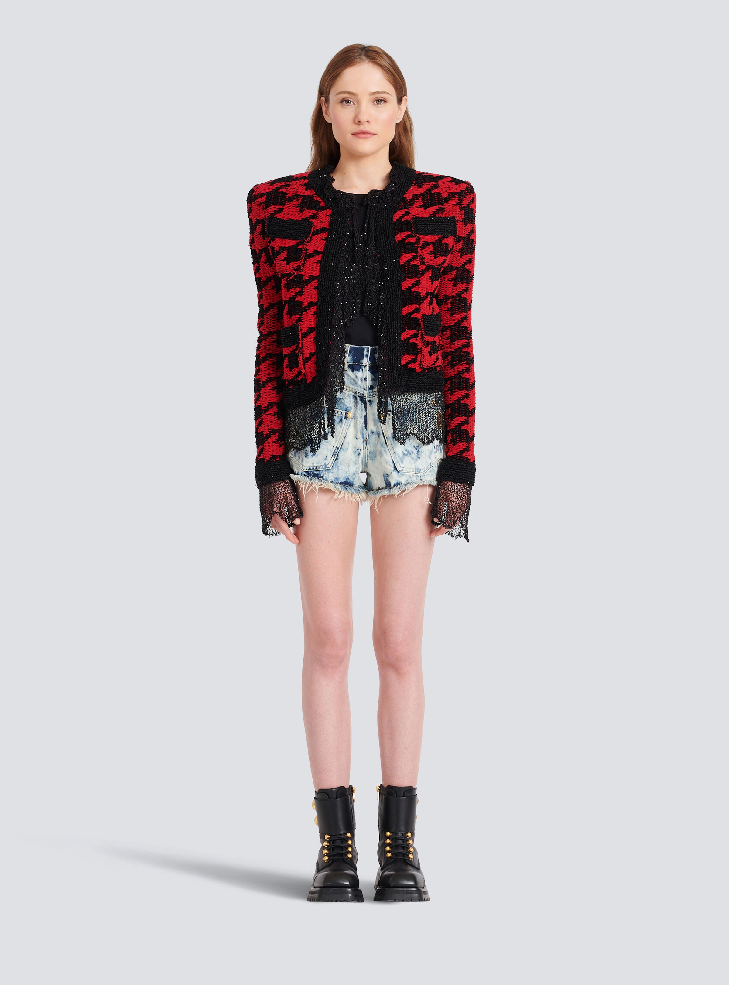 Knit destroyed jacket - 3