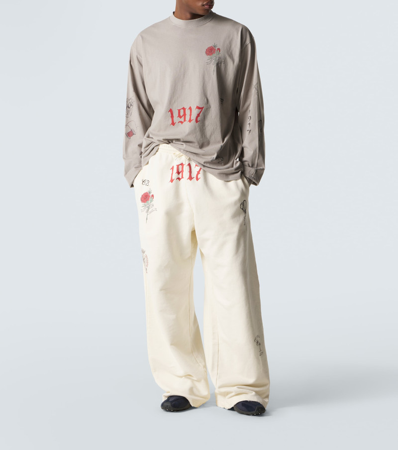 BALENCIAGA Printed cotton jersey T-shirt outlook