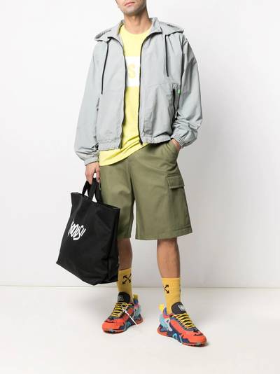 MSGM wide-leg cargo shorts outlook