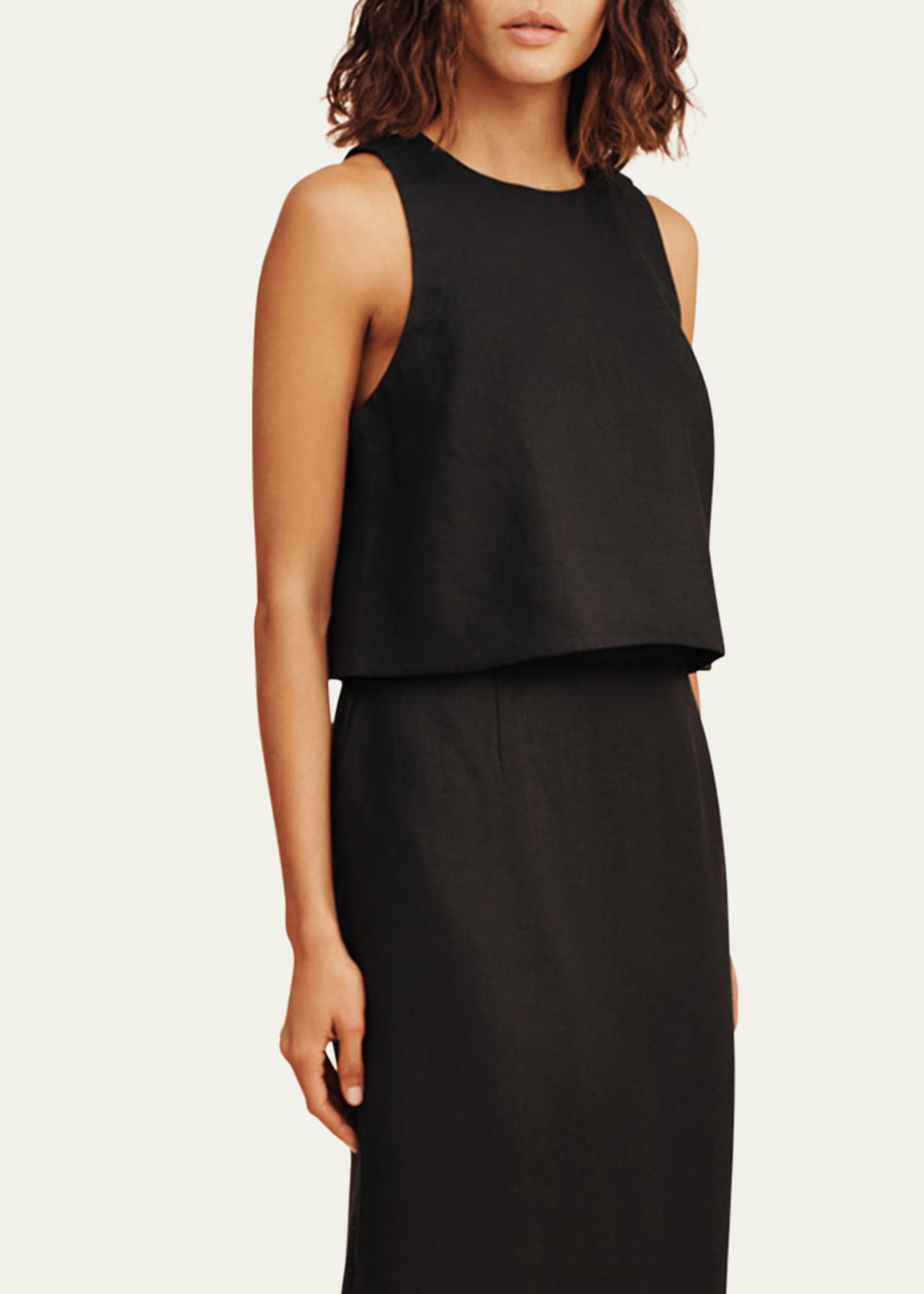 Poppy Linen Crop Top - 4