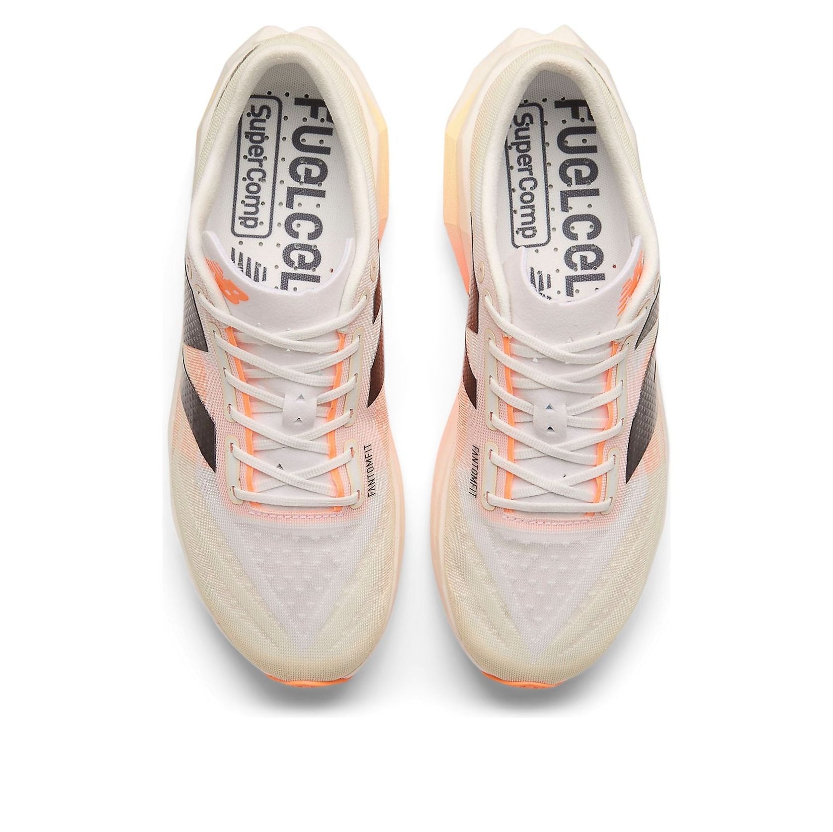 New Balance FuelCell SuperComp Elite v4 'White Angora Hot Mango' MRCELCW4 - 4