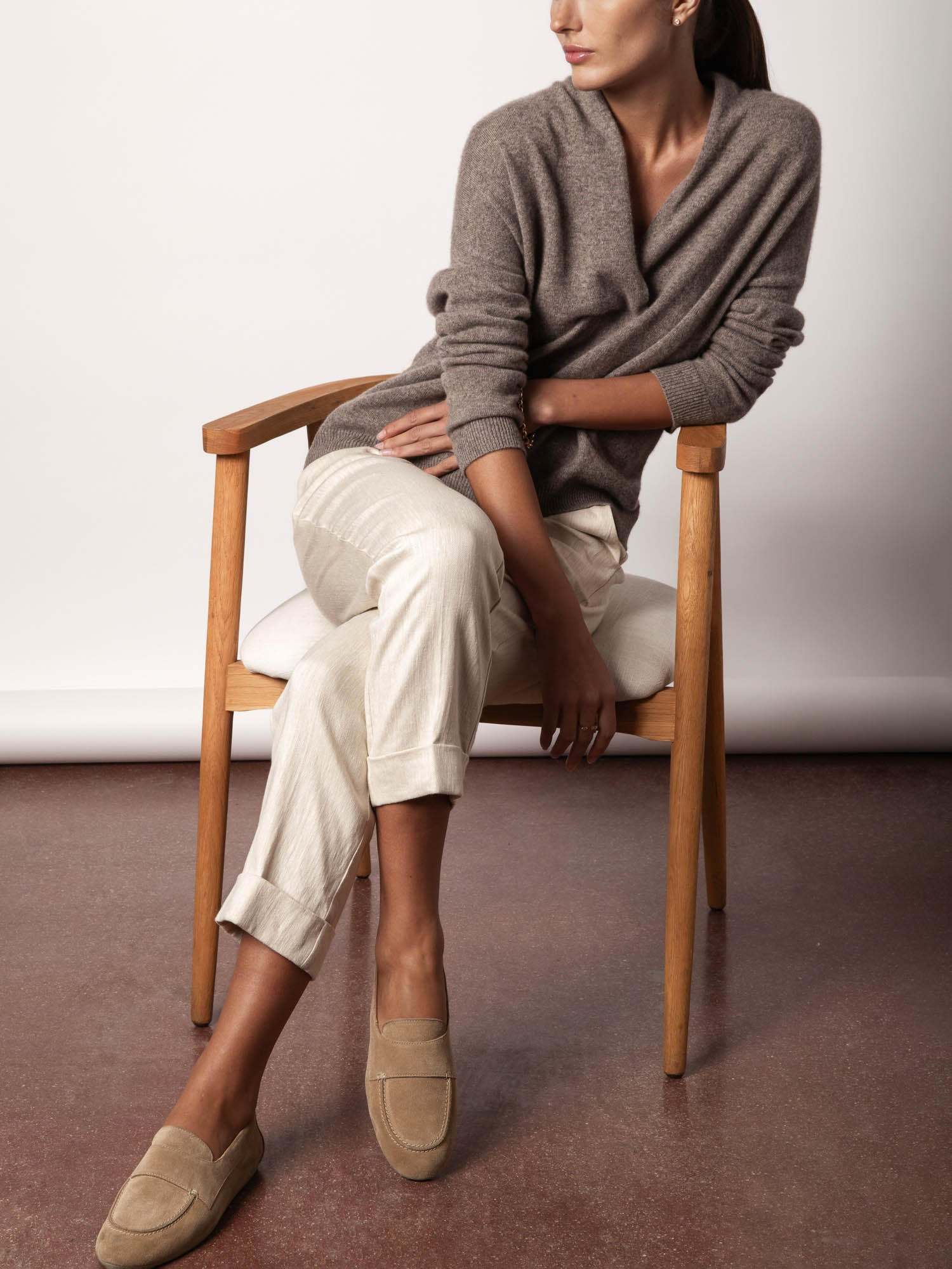 The Siena Wrap Neck Pullover - 2