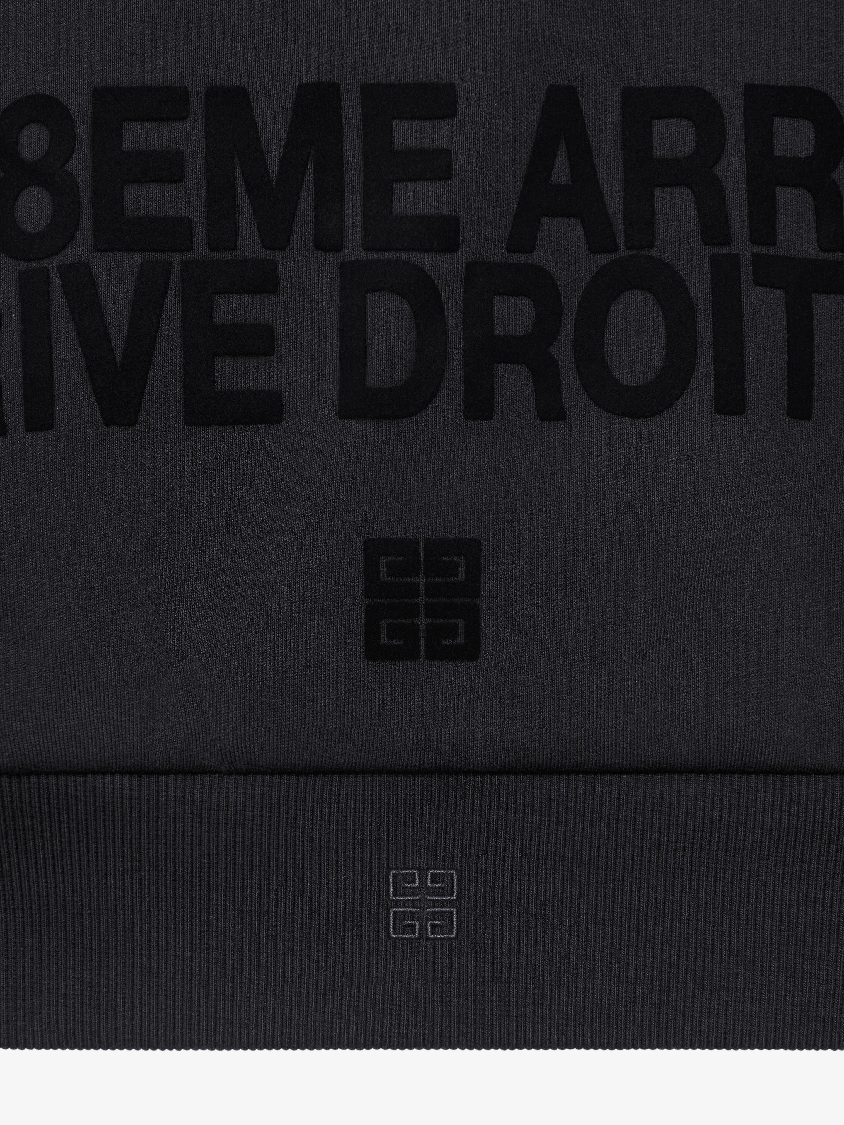 GIVENCHY ZIPPED HOODIE IN FLEECE - 5