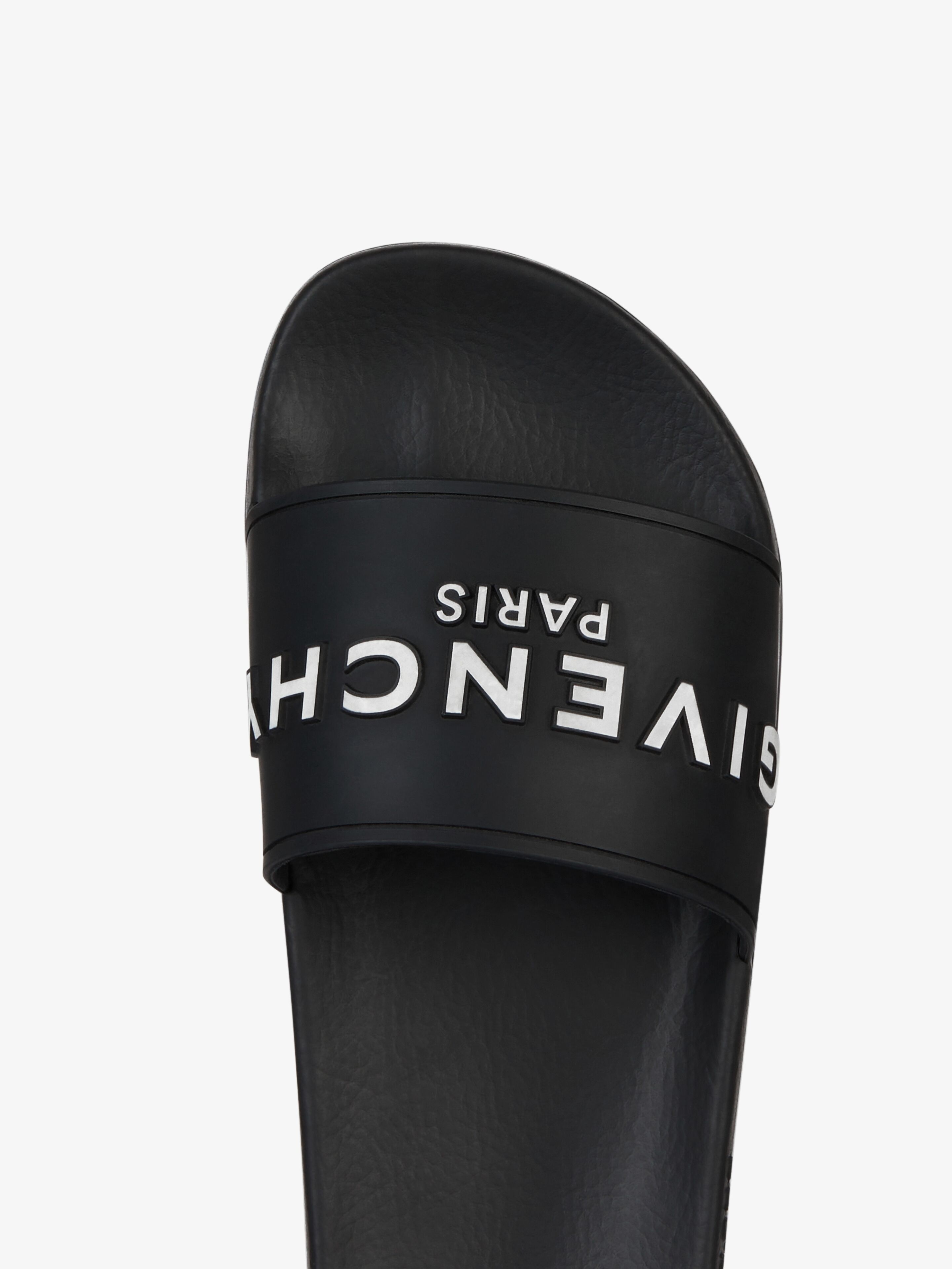 SLIDE FLAT SANDALS IN RUBBER - 6