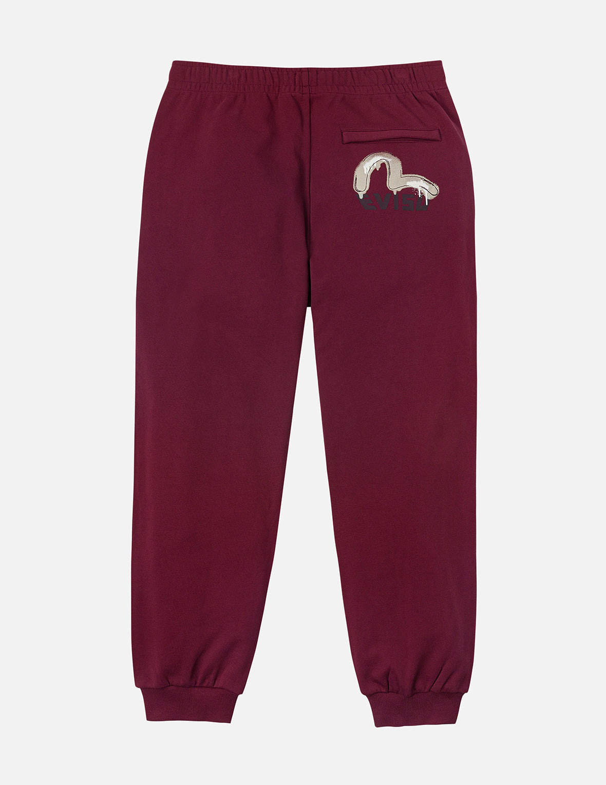 Brushstroke Seagull and Logo Print Straight Fit Sweatpants - 3