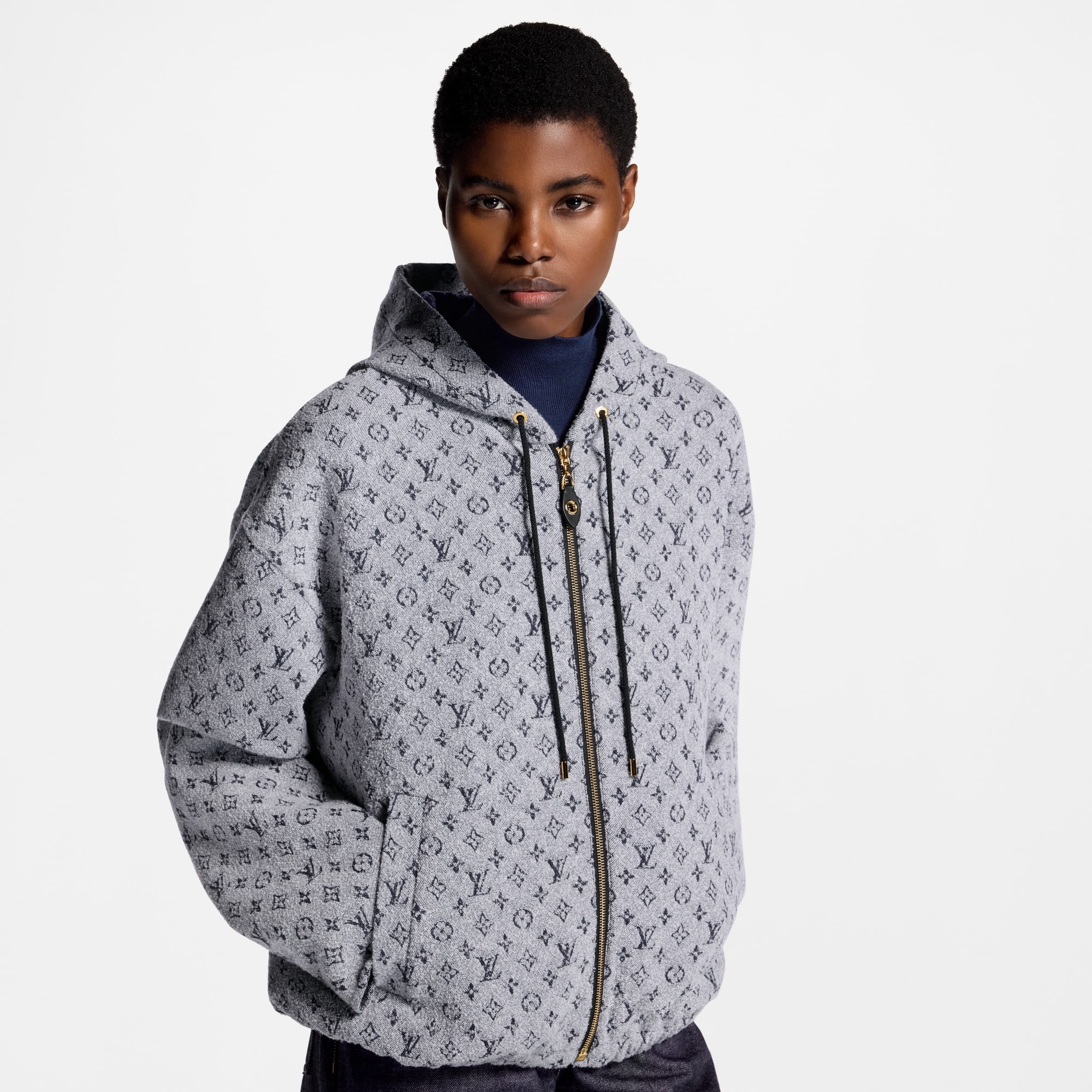 Monogram Bouclé Hoodie - 4