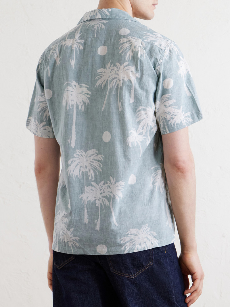 New Palmito Convertible-Collar Printed Cotton Shirt 4