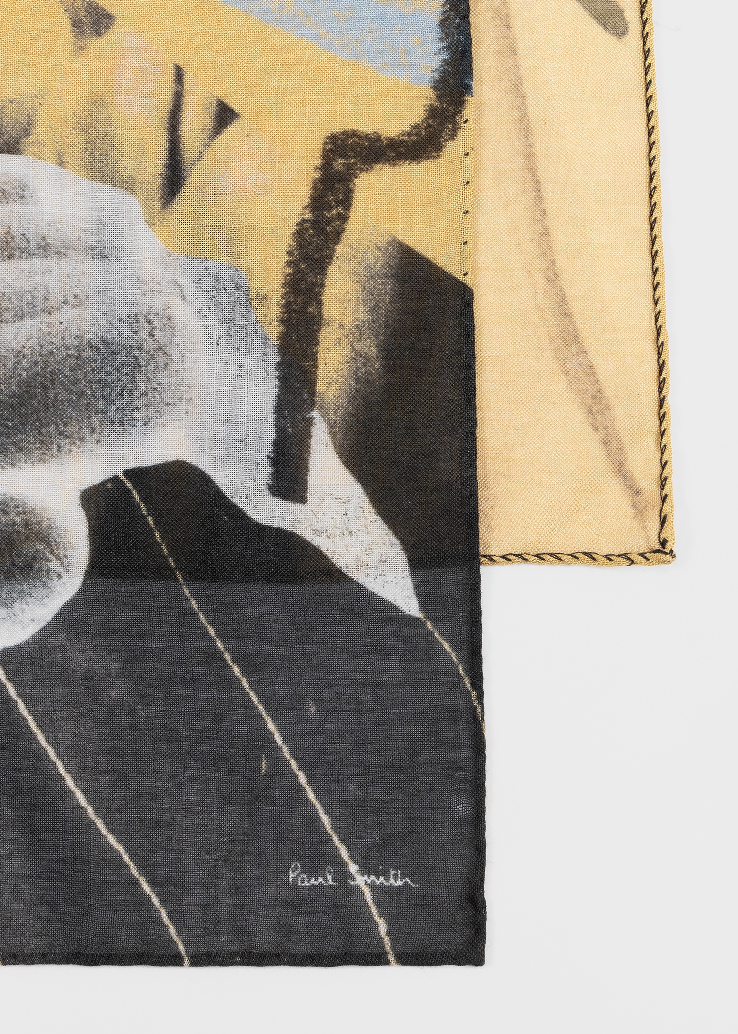 Life Drawing' Print Viscose-Blend Scarf - 3