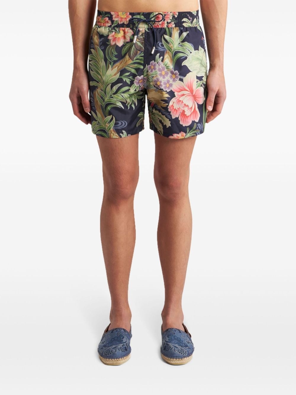 floral-print swim shorts - 3