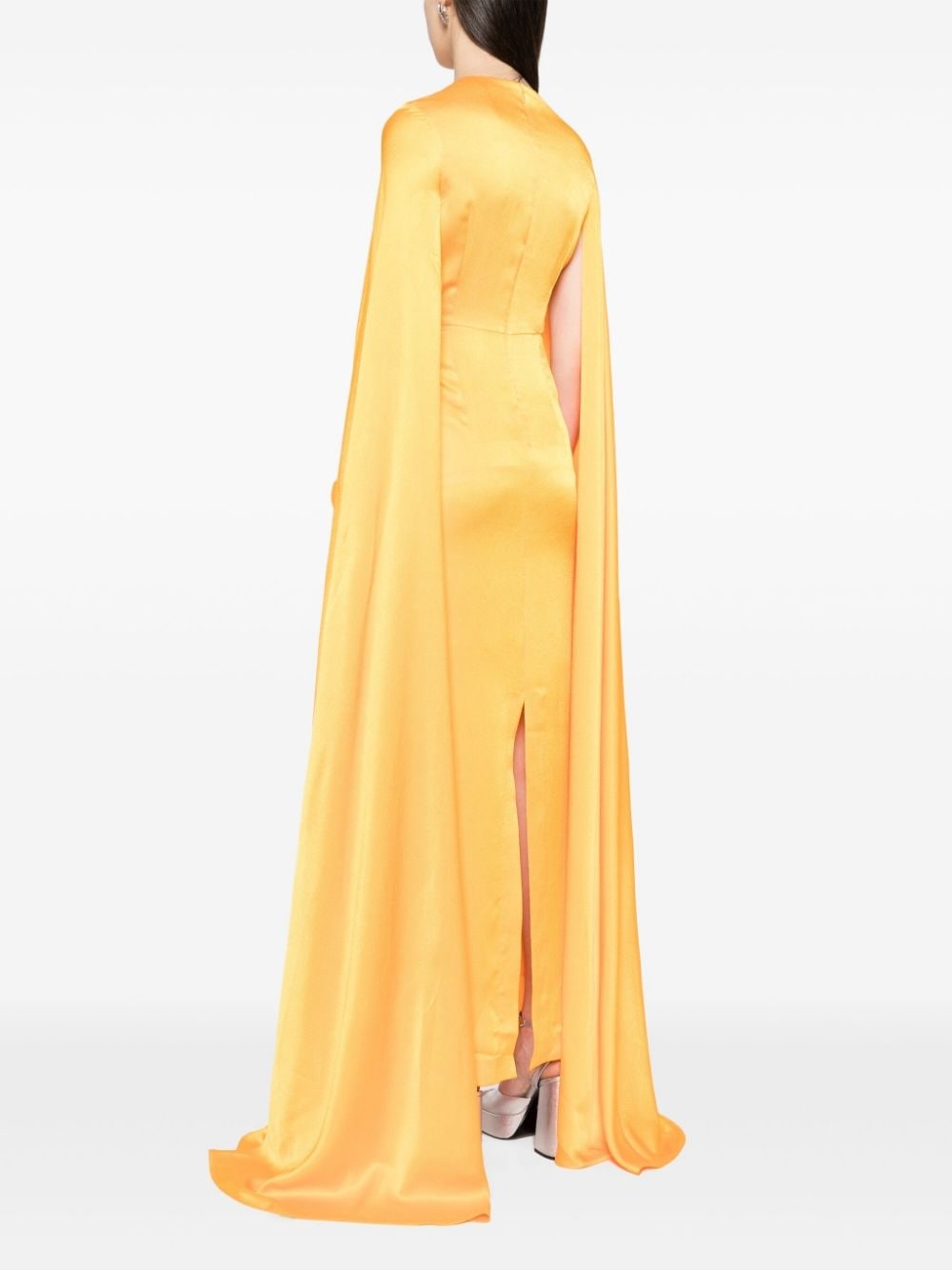 The Elya satin maxi dress - 4