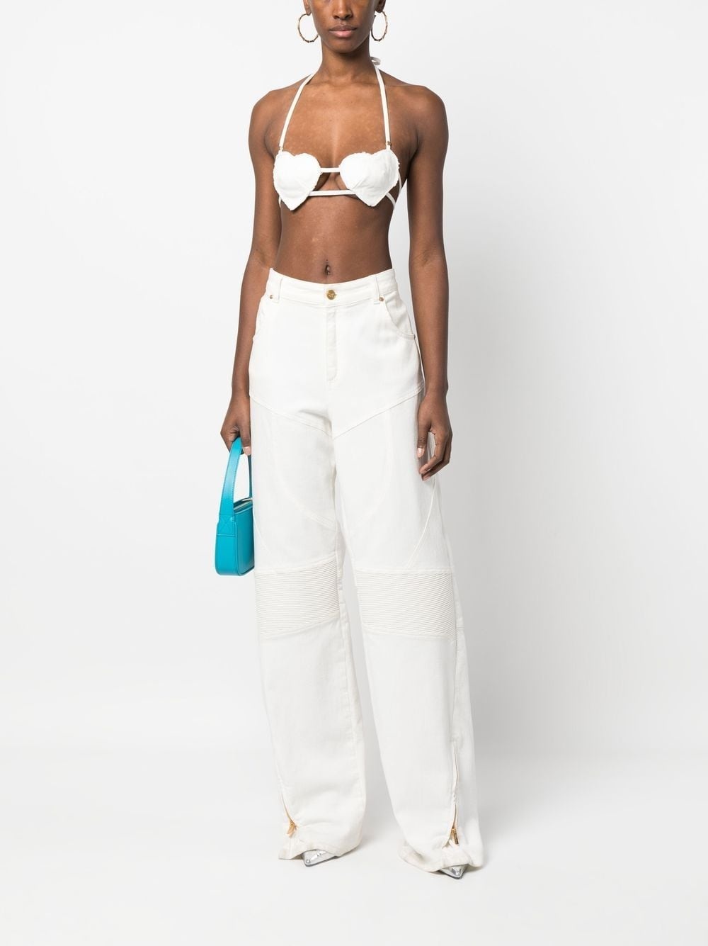 high-rise wide-leg jeans - 2