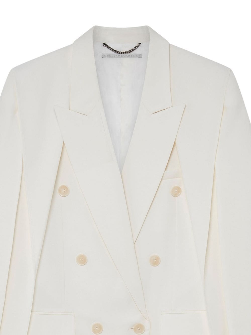 cape-style wool-blend blazer - 2