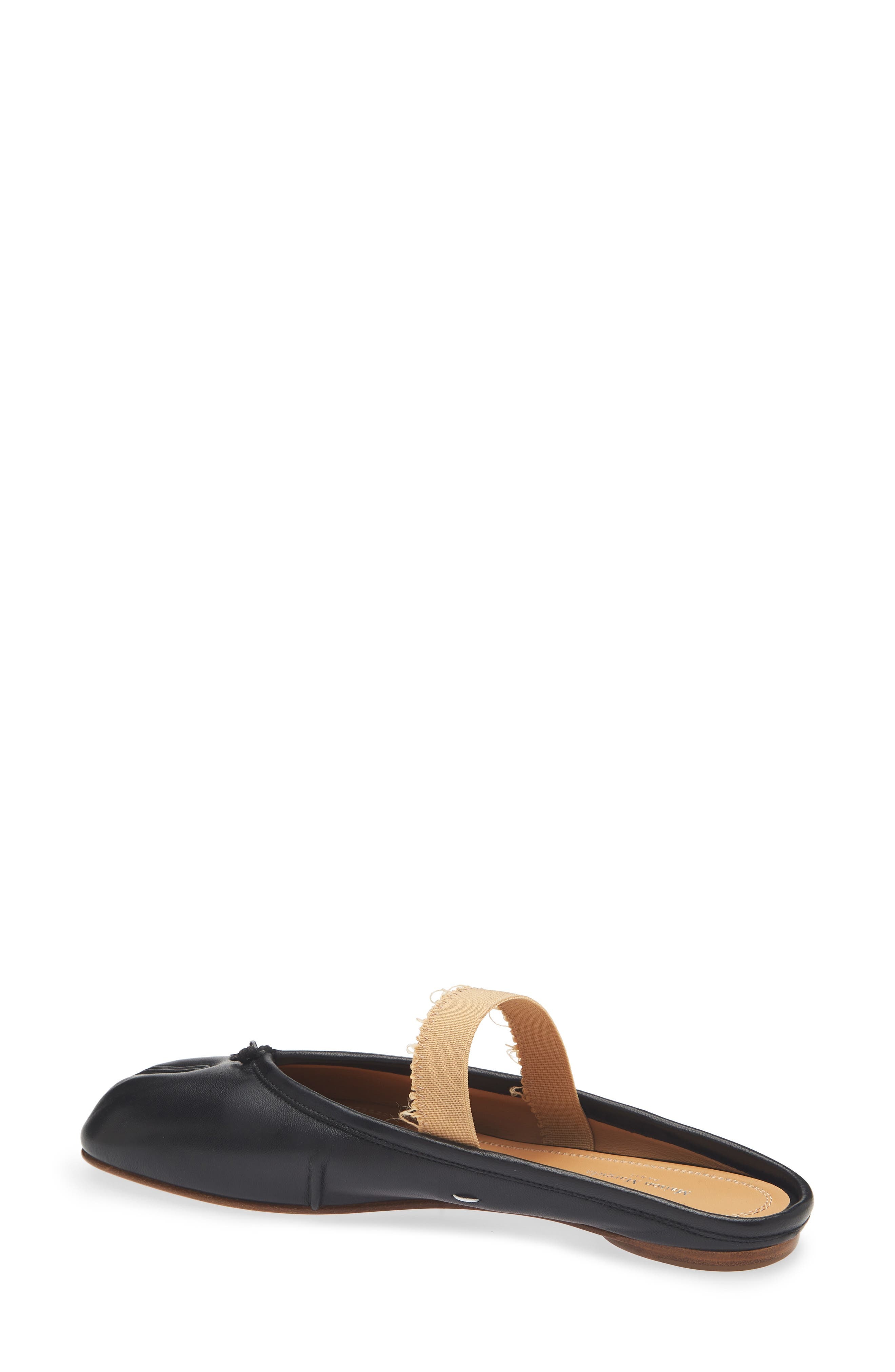 Maison Margiela Tabi Ballerina Mary Jane Mule in Black/Beige at Nordstrom - 2