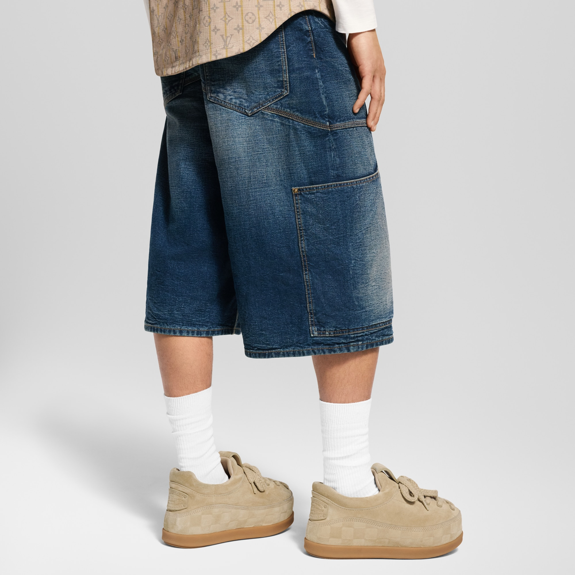 Denim Workwear Shorts - 4
