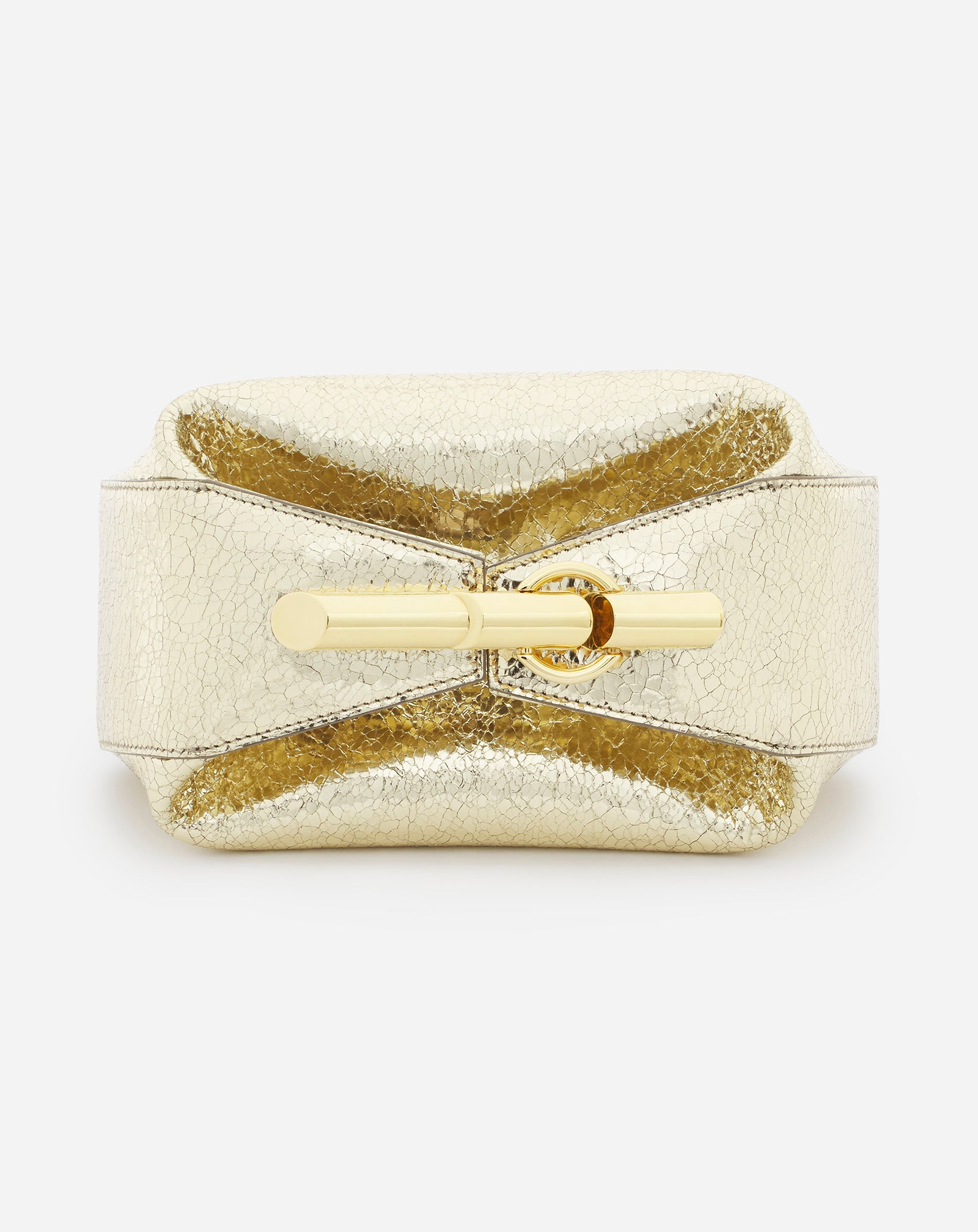 HAUTE SÉQUENCE CLUTCH BAG IN CRACKLED METALLIC LEATHER - 7
