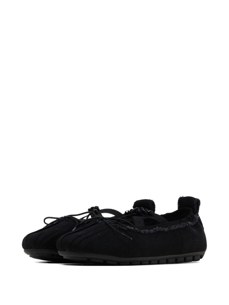 Simone Rocha frayed ballet flats outlook