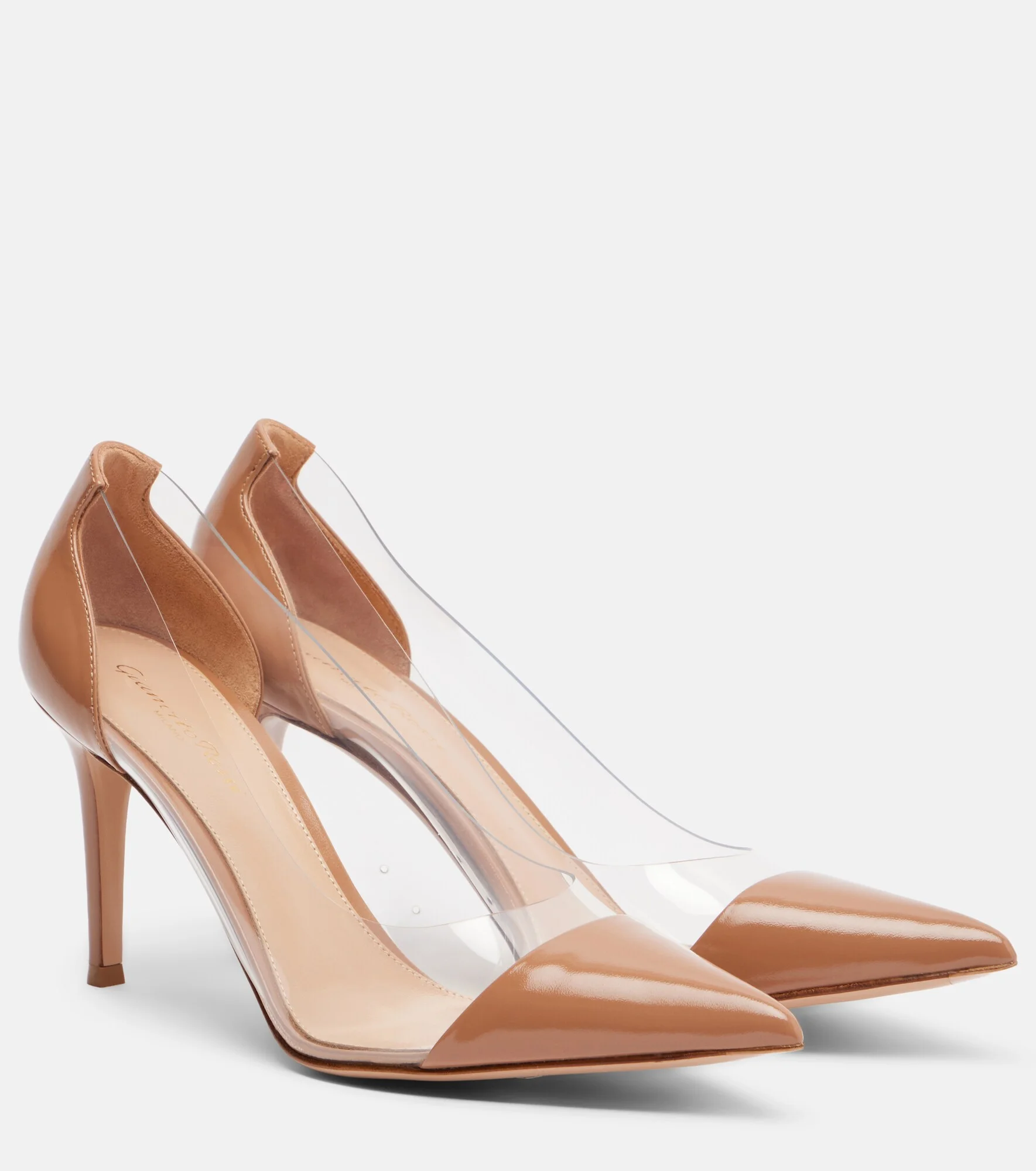 Patent leather and PVC pumps - 1