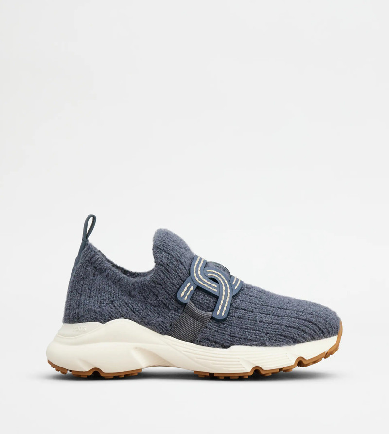 KATE SLIP-ON SNEAKERS IN FABRIC - 블루 - 1