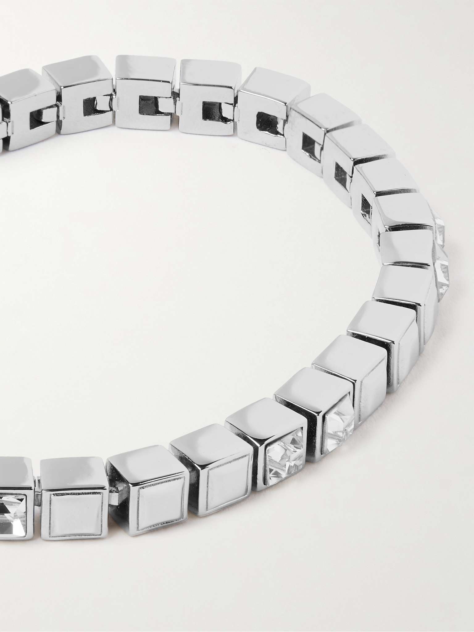 Silver-Tone Crystal Bracelet - 4