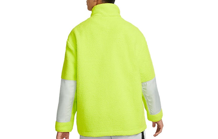 Nike SS22 Full-length zipper Cardigan Fleece Jacket Green DD5022-345 - 2