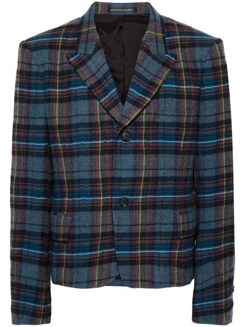 타르탄 모직 blazer 1