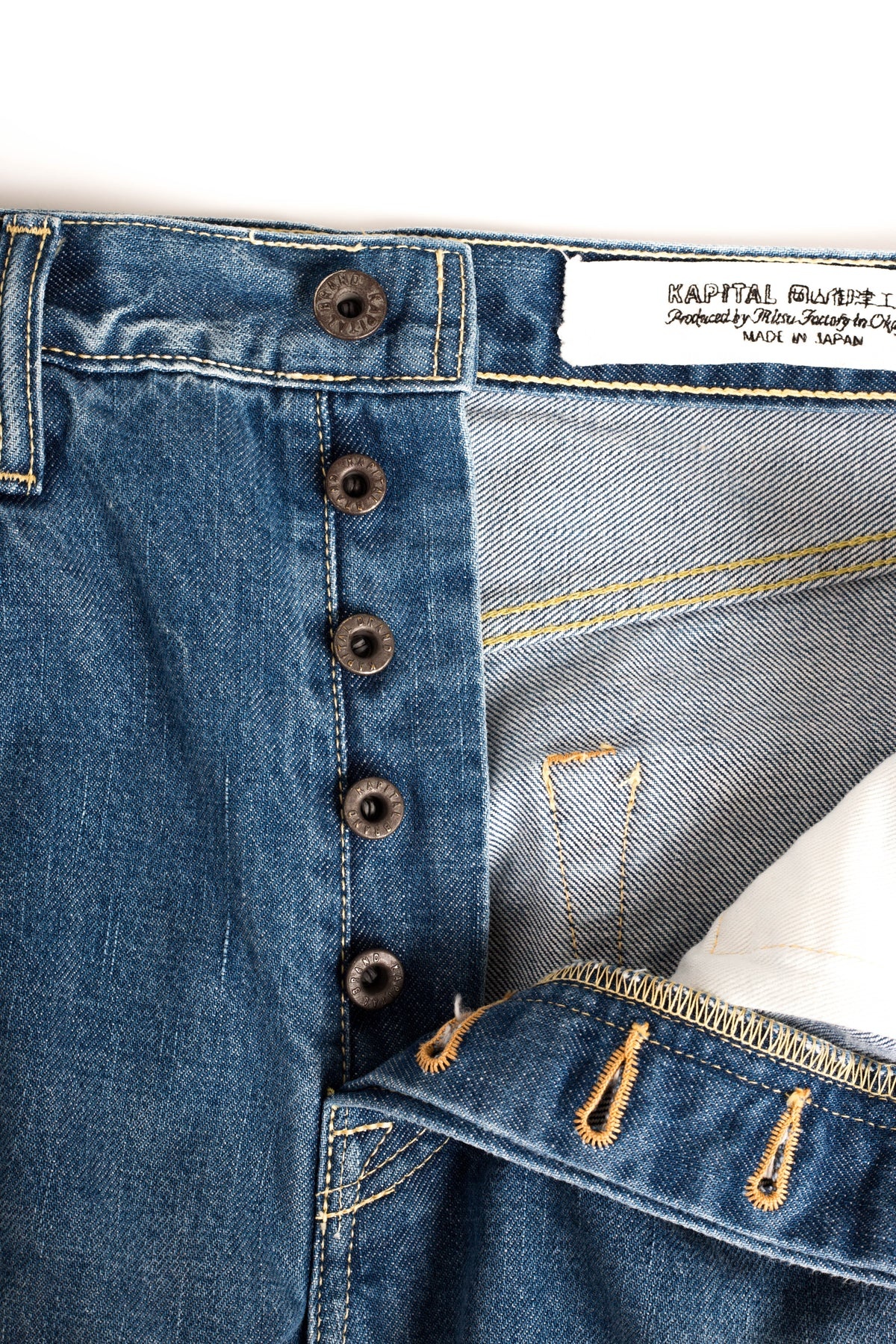 14oz Denim 5P MONKEY CISCO - Mid Tone - 10
