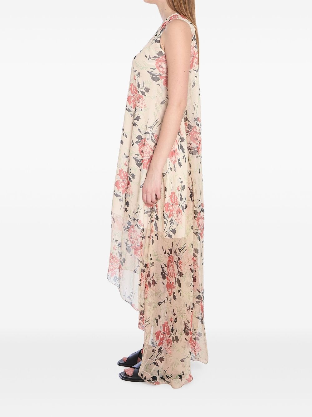 silk maxi dress - 2