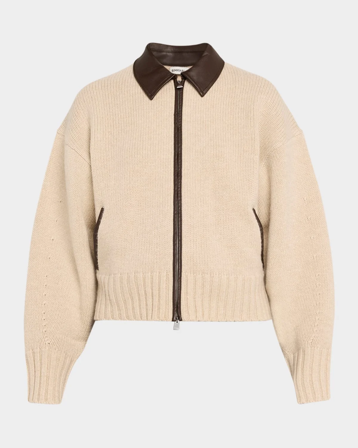 Zofia Wool Zip Cardigan - 1