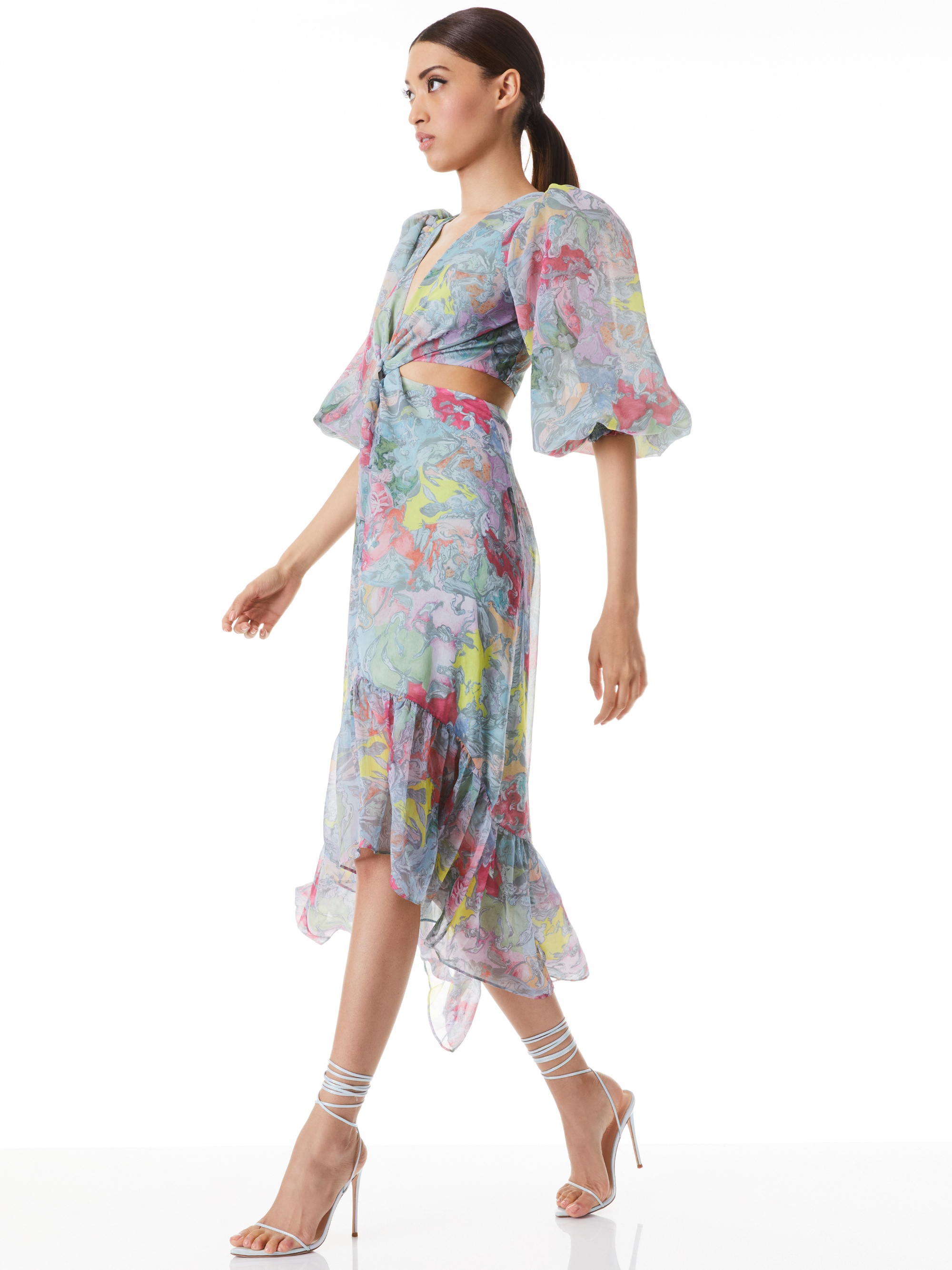 A+O X LOLA SCHNABEL KATIA TWIST FRONT MAXI DRESS - 6