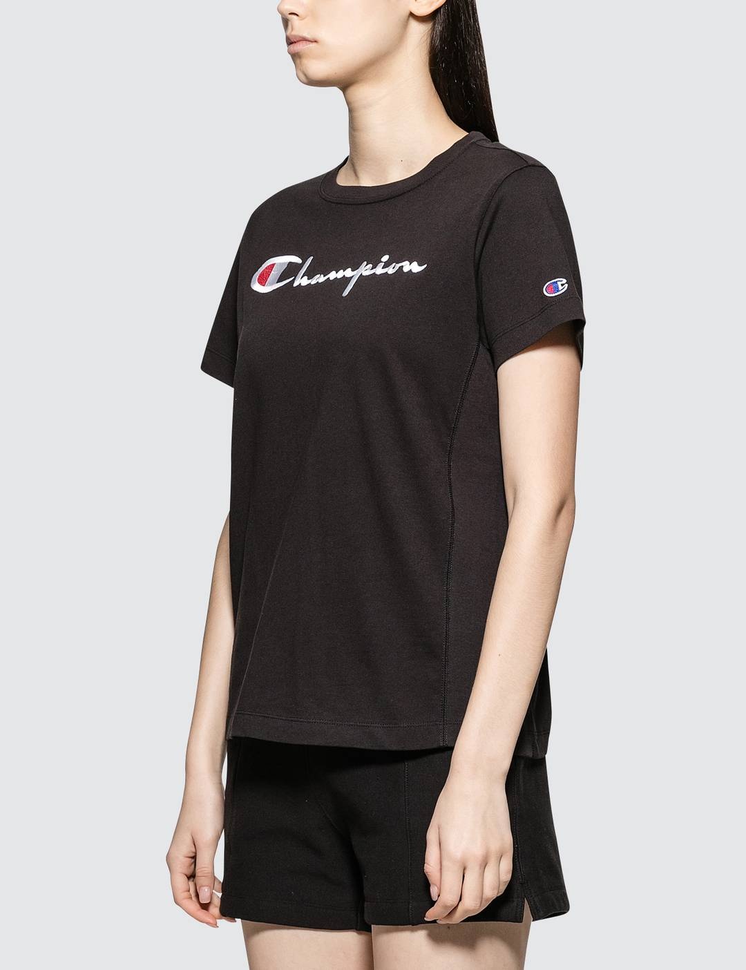 Logo Script Logo Short Sleeve T-shirt - 2