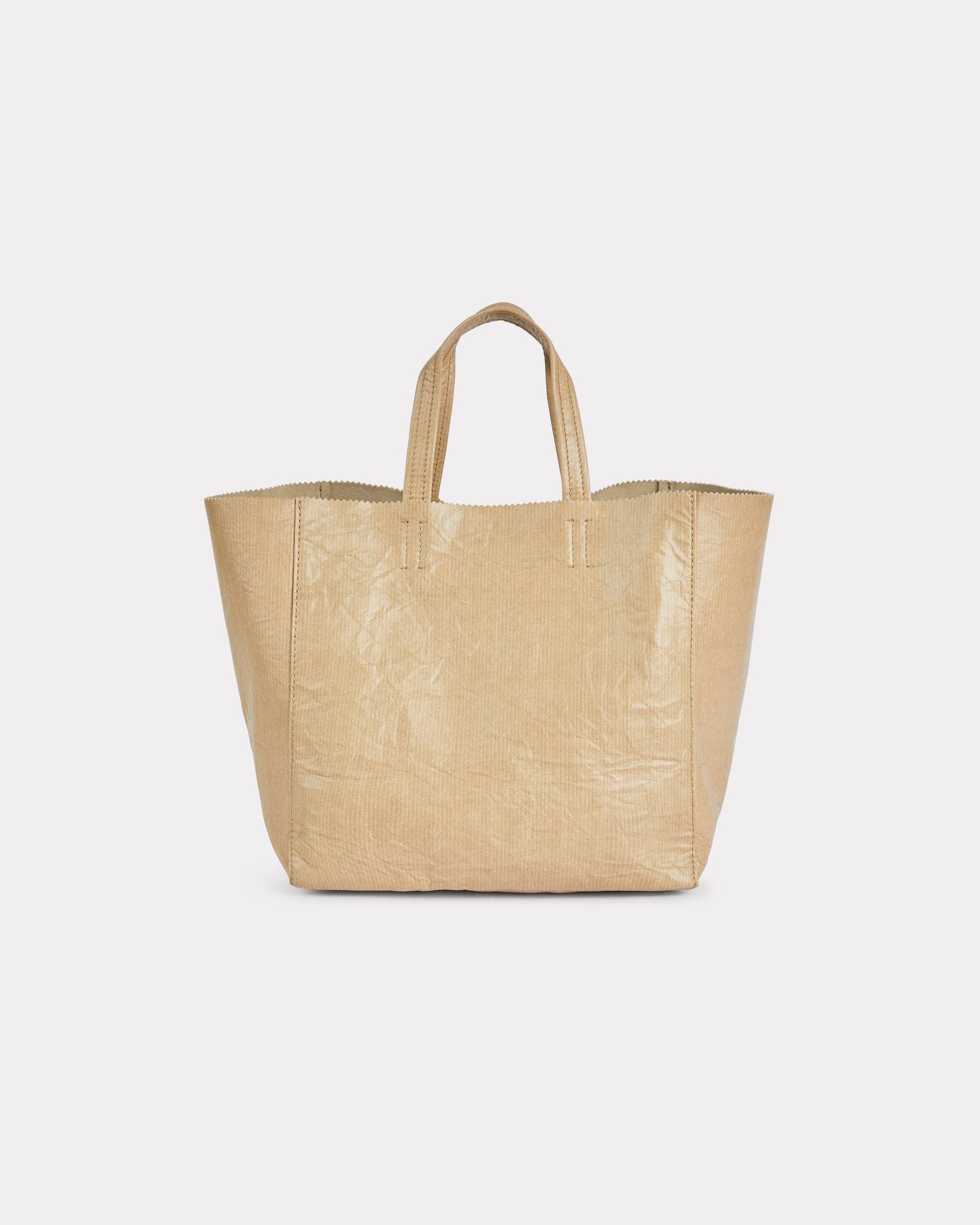 'KENZO Paper' small tote bag in leather - 2